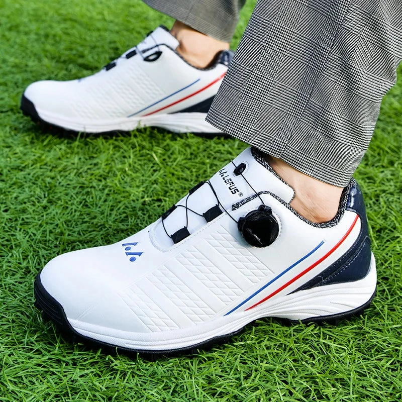 Spikeless Waterproof Golf High Quality Top Fashion New Spikeless Golf Shoes Men Professional Golf Sneakers for Men Golfers Sport Shoes Luxury Walking Sneakers