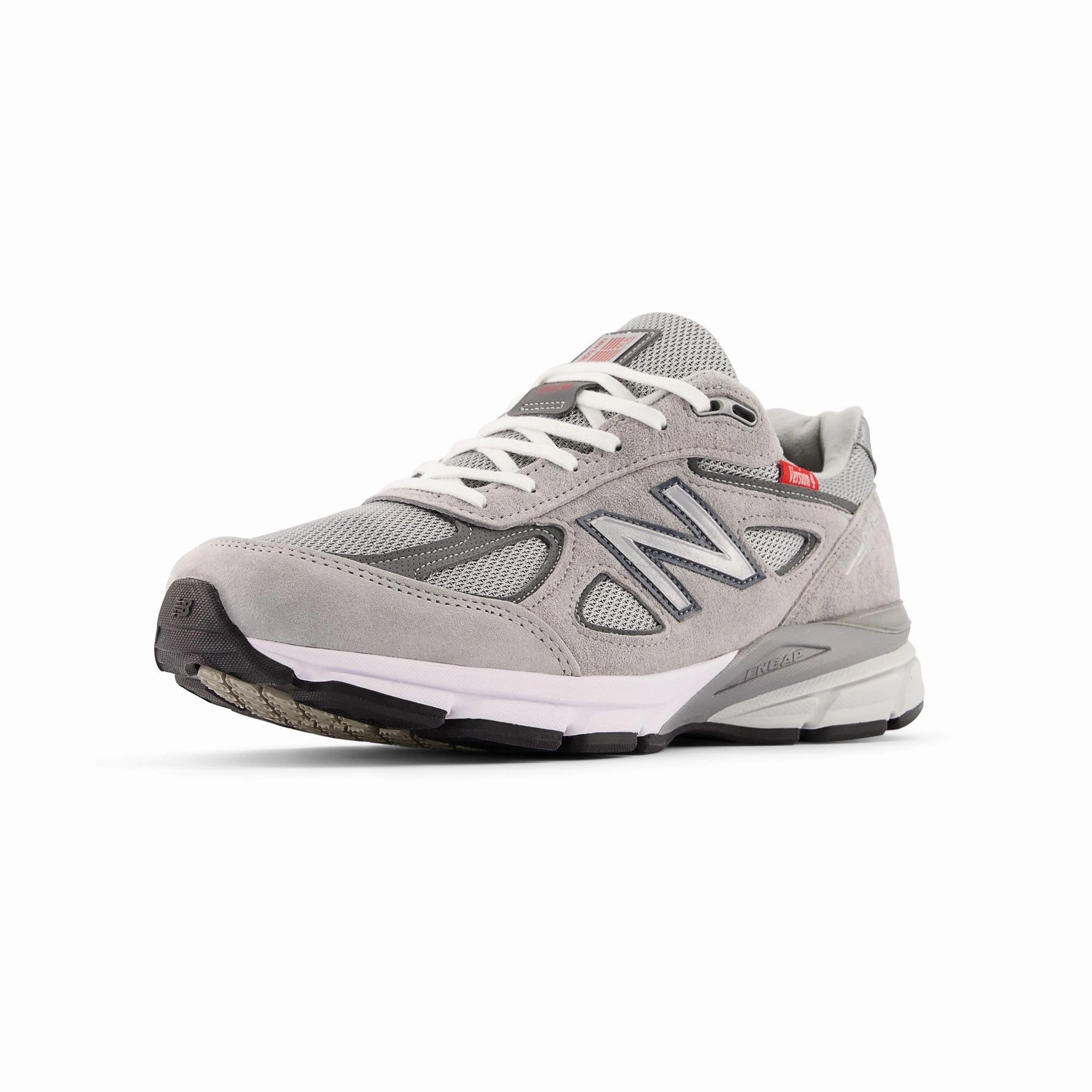 New Balance Mens Made in US 990v4 Shoes 'Grey' Purple Men's New Balance