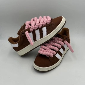 Tiger Print Adidas Shoes Adidas Campus 00s Brown "Rope Laces" Pink
