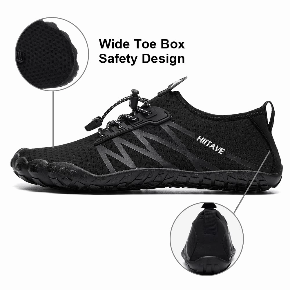 HIITAVE Women Barefoot Water Shoes Breathable Beach Shoes Minimalist for Outdoor Hiking Custom Hiking Shoes