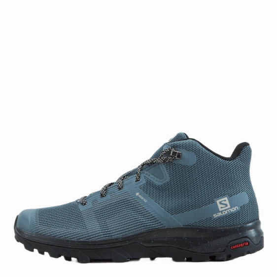 Hiking Shoes Description Outline Prism Mid Gtx W Stormy Weather/black/rainy Day