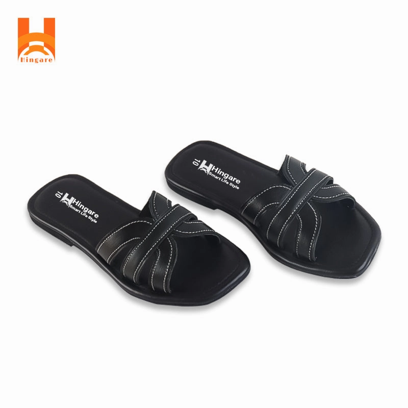 Big Puma Palermo Casual Shoes Hingare Genuine Leather Flats Women Sandal Cross Strap Ladies Shoes