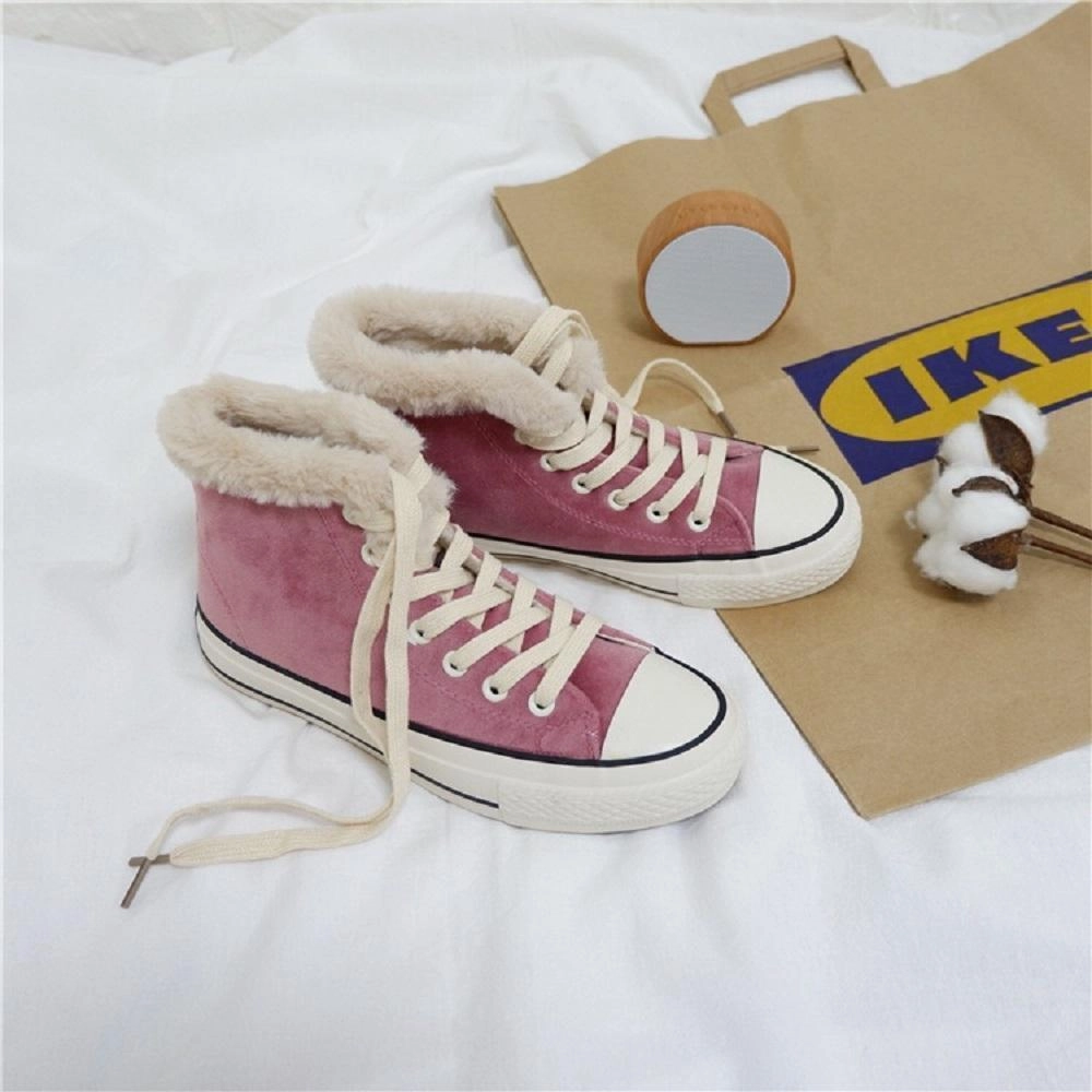 Suede Business Casual Shoes Hirundo Women Snow Casual Sneakers Athletic Shoes