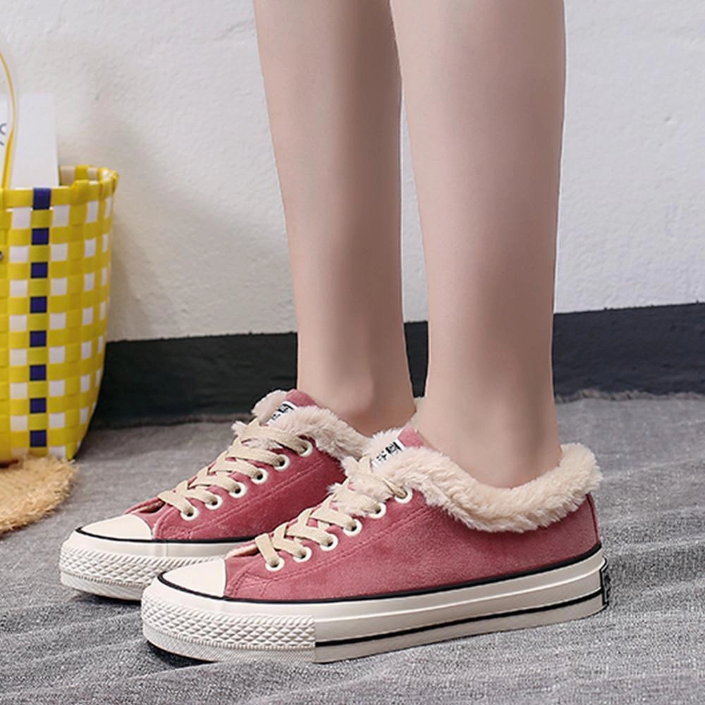 Hirundo Women Snow Casual Sneakers Athletic Shoes Slip On Casual Shoes