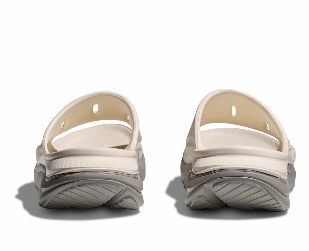 Working Out Hoka' Men's Ora Recovery Slide 3 - Alabaster / Stardust