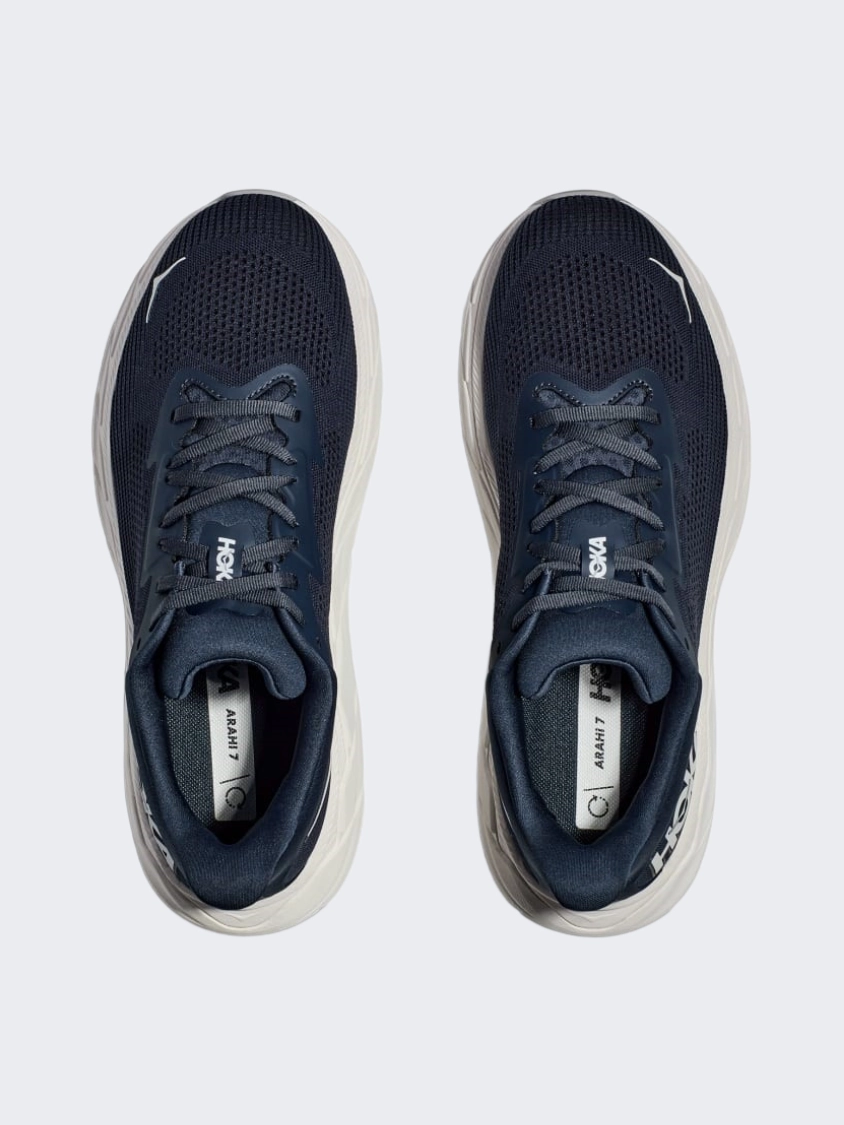 Hoka Arahi 7 Men Running Shoes Outer Space/White For Seniors