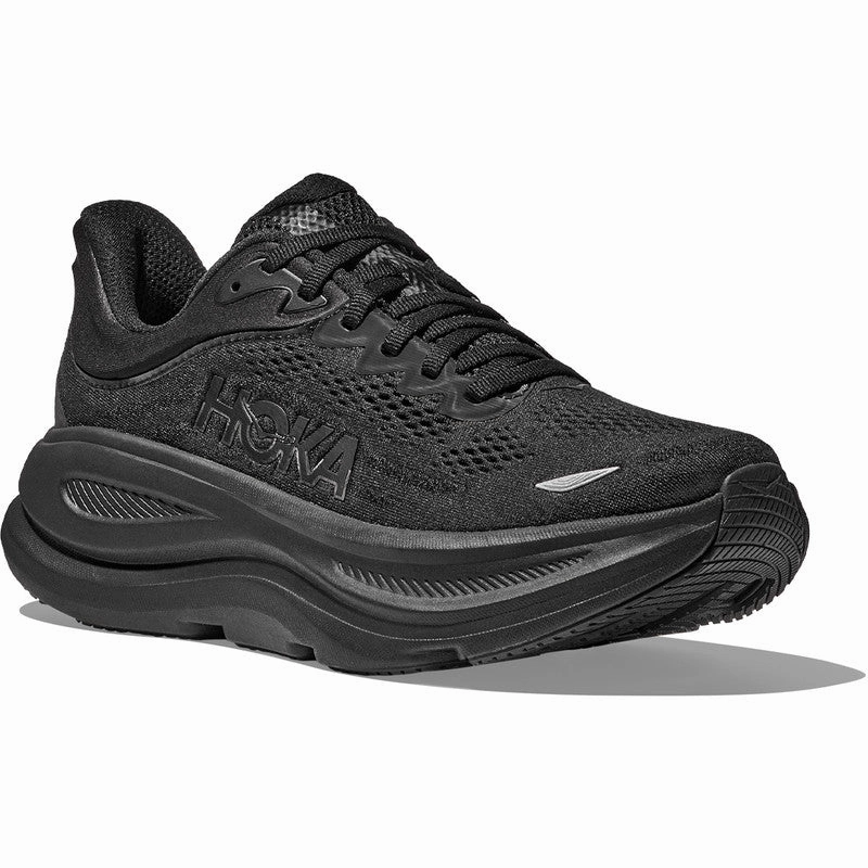 Shoes With Wide Toe Box HOKA Bondi 9 Black/Black 1162011 BBLC Men (LF)