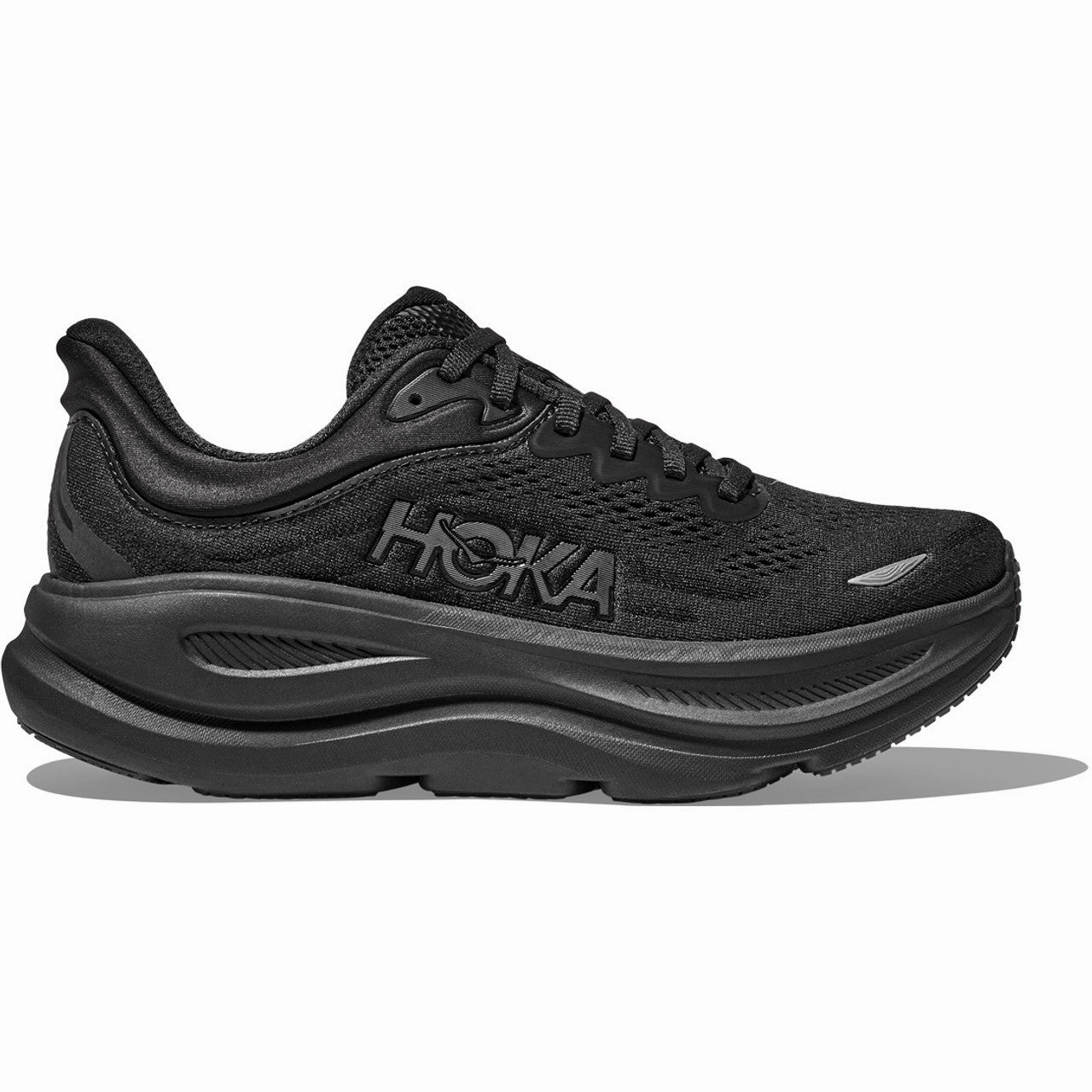 HOKA Bondi 9 Black/Black 1162011 BBLC Men (LF) Shoes Jacksonville Fl