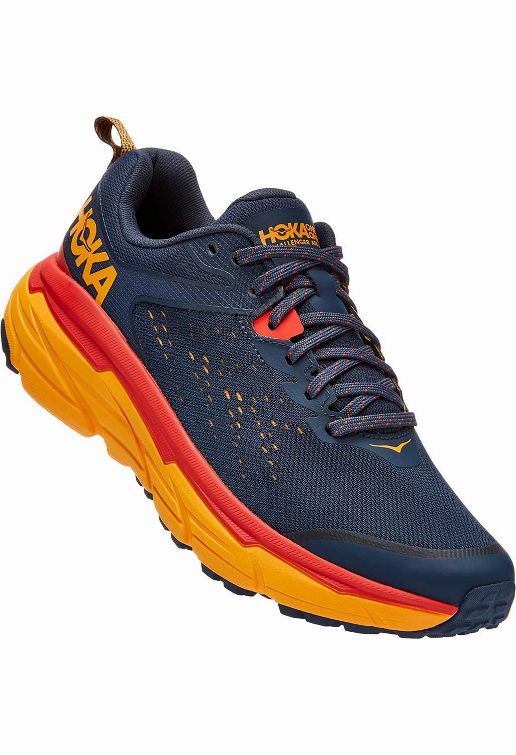 Hoka Challenger ATR 6 Men's Shoes - Outer Space/Radiant Yellow Overpronation