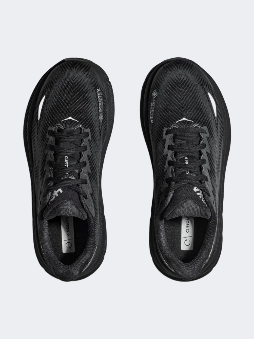 Hoka Clifton 9 Gtx Men Running Shoes Black Shoes Paducah Ky