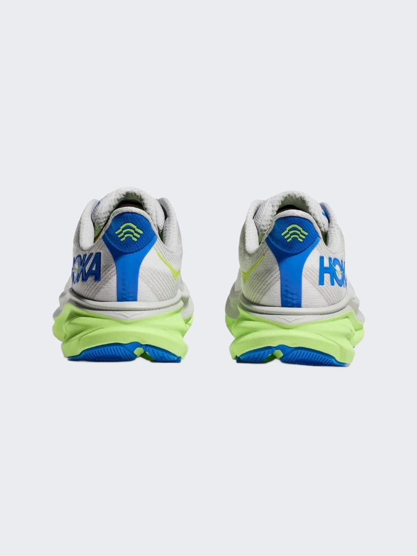 Hoka Clifton 9 Men Running Shoes Stardust/Cobalt Dsw