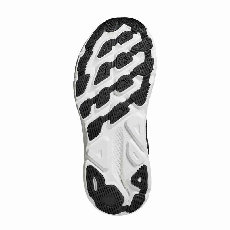 Slides Hoka Clifton 9 Running Shoes - Black/White
