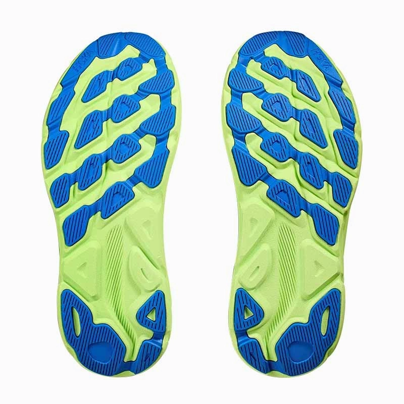 Hoka Clifton 9 Running Shoes - Stardust/Electric Cobalt Lightest