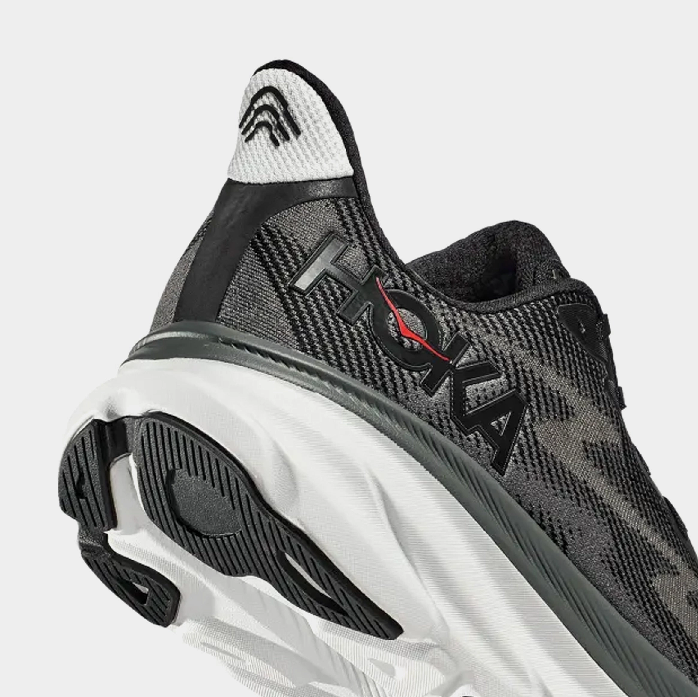 Clifton 9 Mens Running Shoes (Black/Outer Orbit) Shoes For Marathon