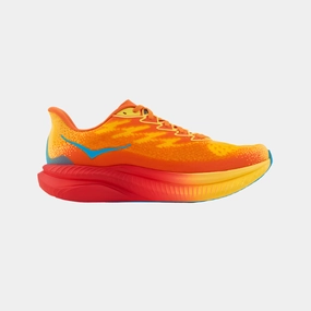 Hoka Mach 6 Men's Running Shoes -Poppy/Squad Extra Wide Shoes