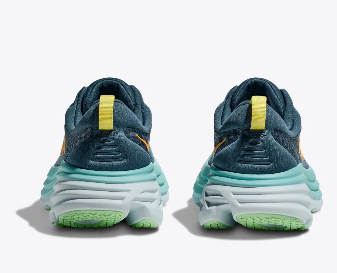 HOKA Men's Bondi 8 Rubber Shoes For Flat Footed