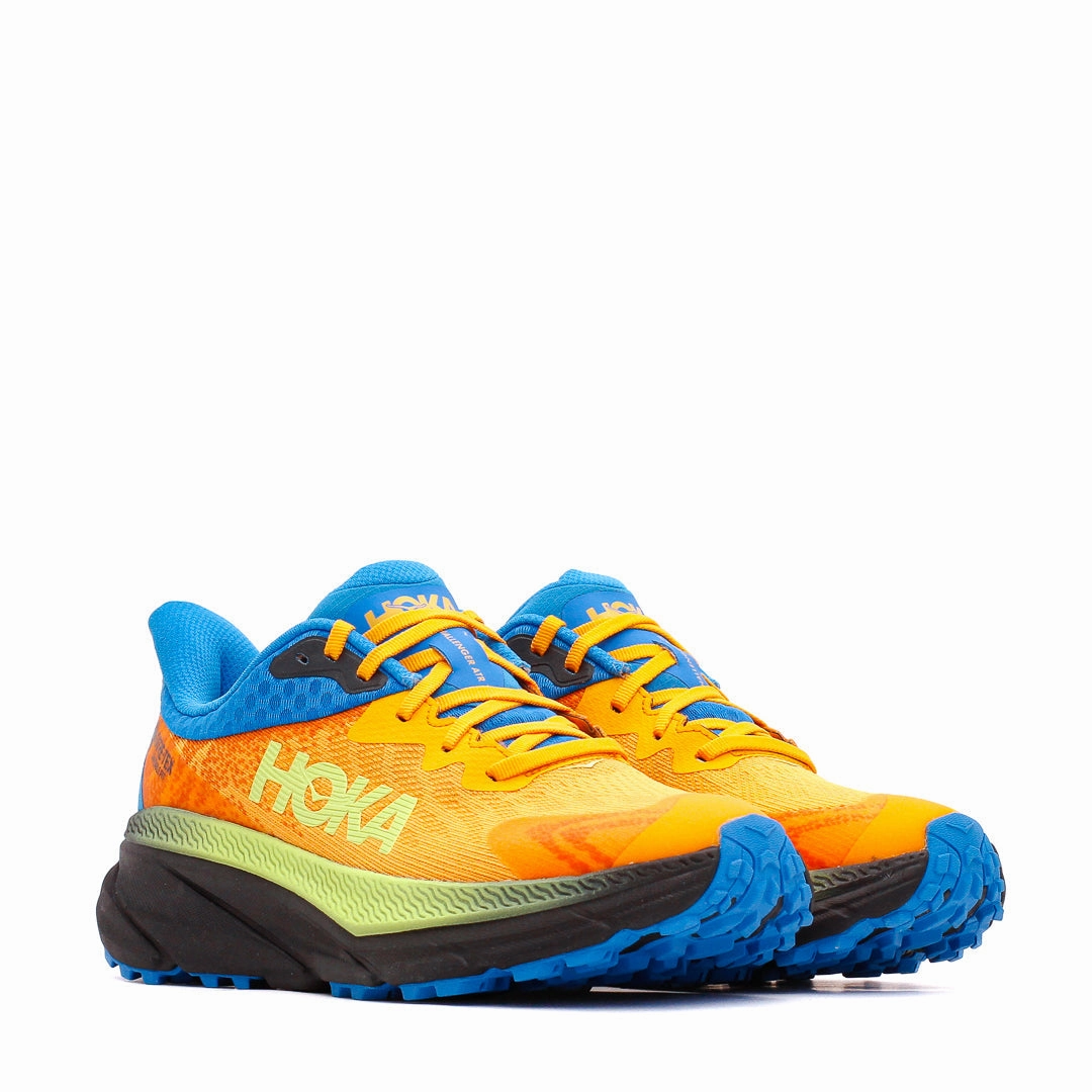 Hoka One One Men Challenger ATR 7 GTX Gore-Tex Black Solar Flare 1134501-BLRF Shoes Brand