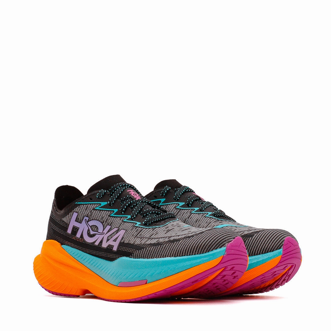 Hoka One One Men Mach X 2 Black Aqua 1155119-BCQ Dublin Stores