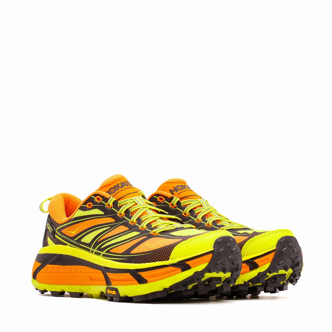 Hoka One One Men Mafate Speed 2 Electric Tangerine 1126851-ERN Free People And Shoes