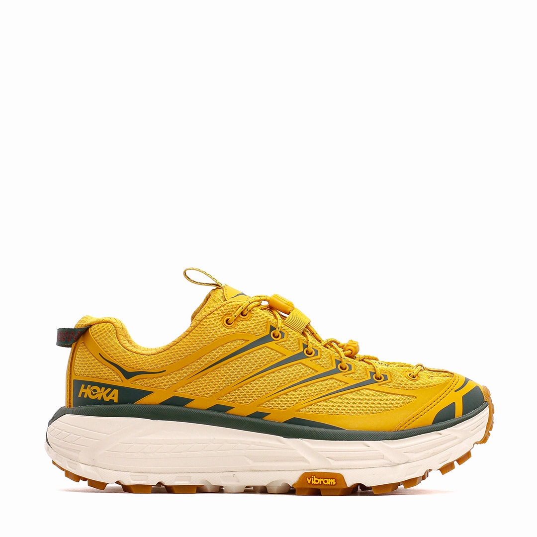 Hoka One One Men Mafate Three2 Golden Yellow Eggnog 1141572-GLW Shoes Jackson Tn