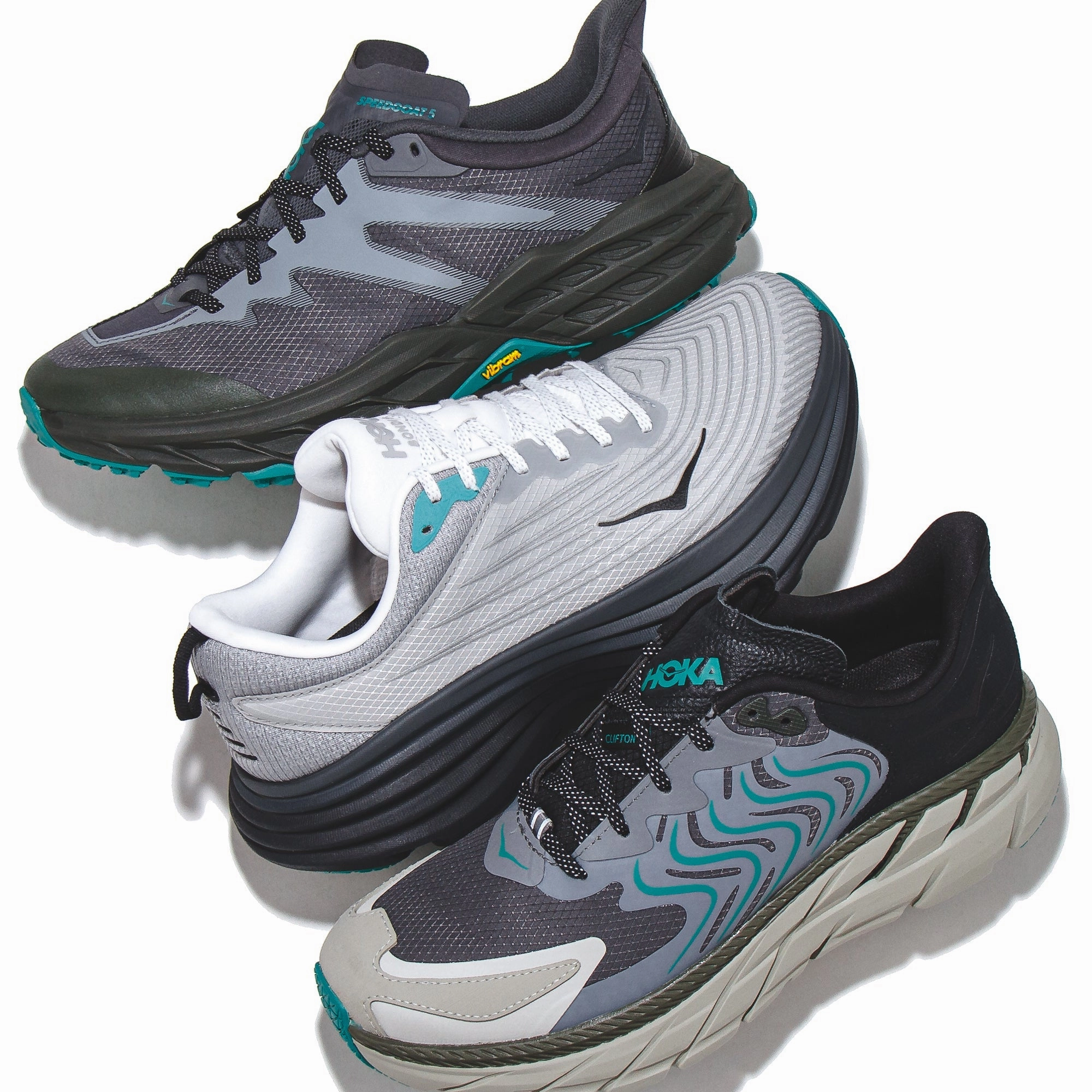 Hoka One One Men Clifton LS TS Castlerock Barley 1150920-CKB Gwyneth Paltrow