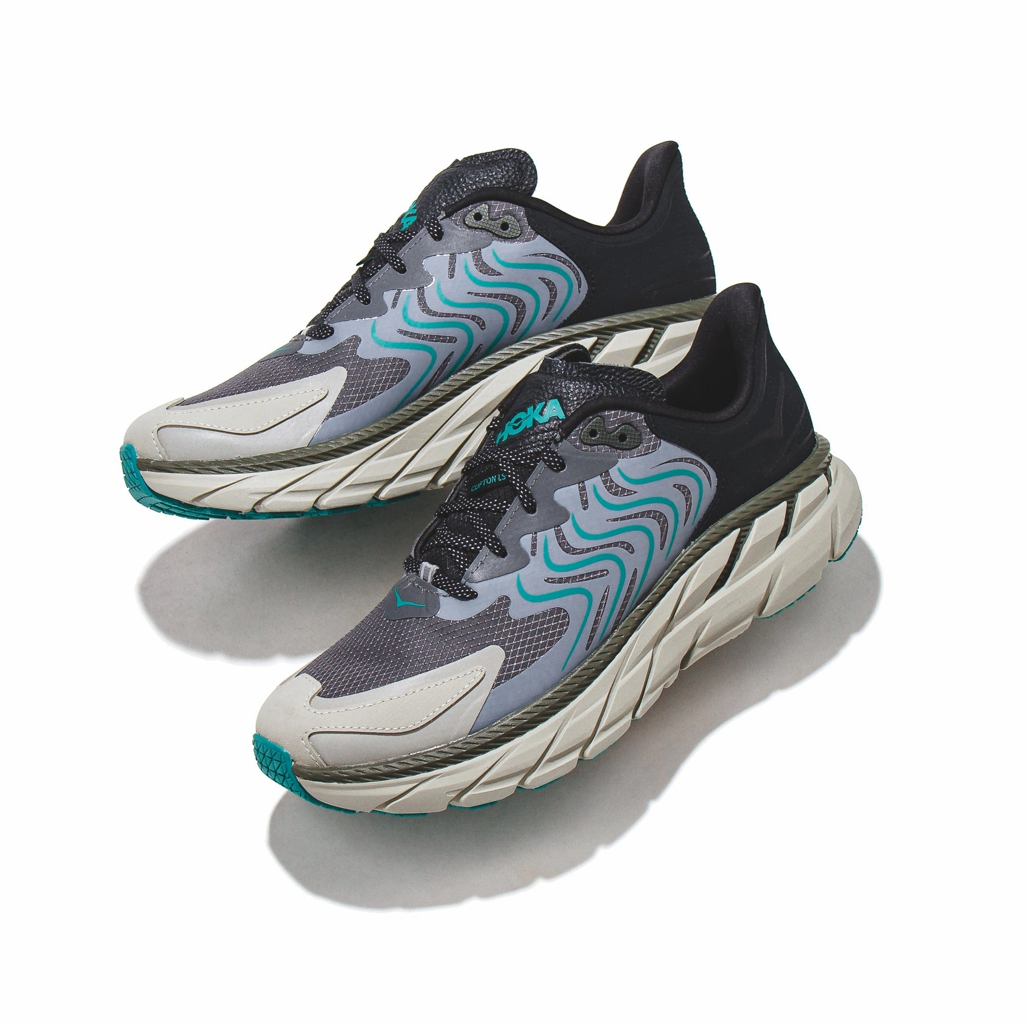 Hoka One One Men Clifton LS TS Castlerock Barley 1150920-CKB Mach 5