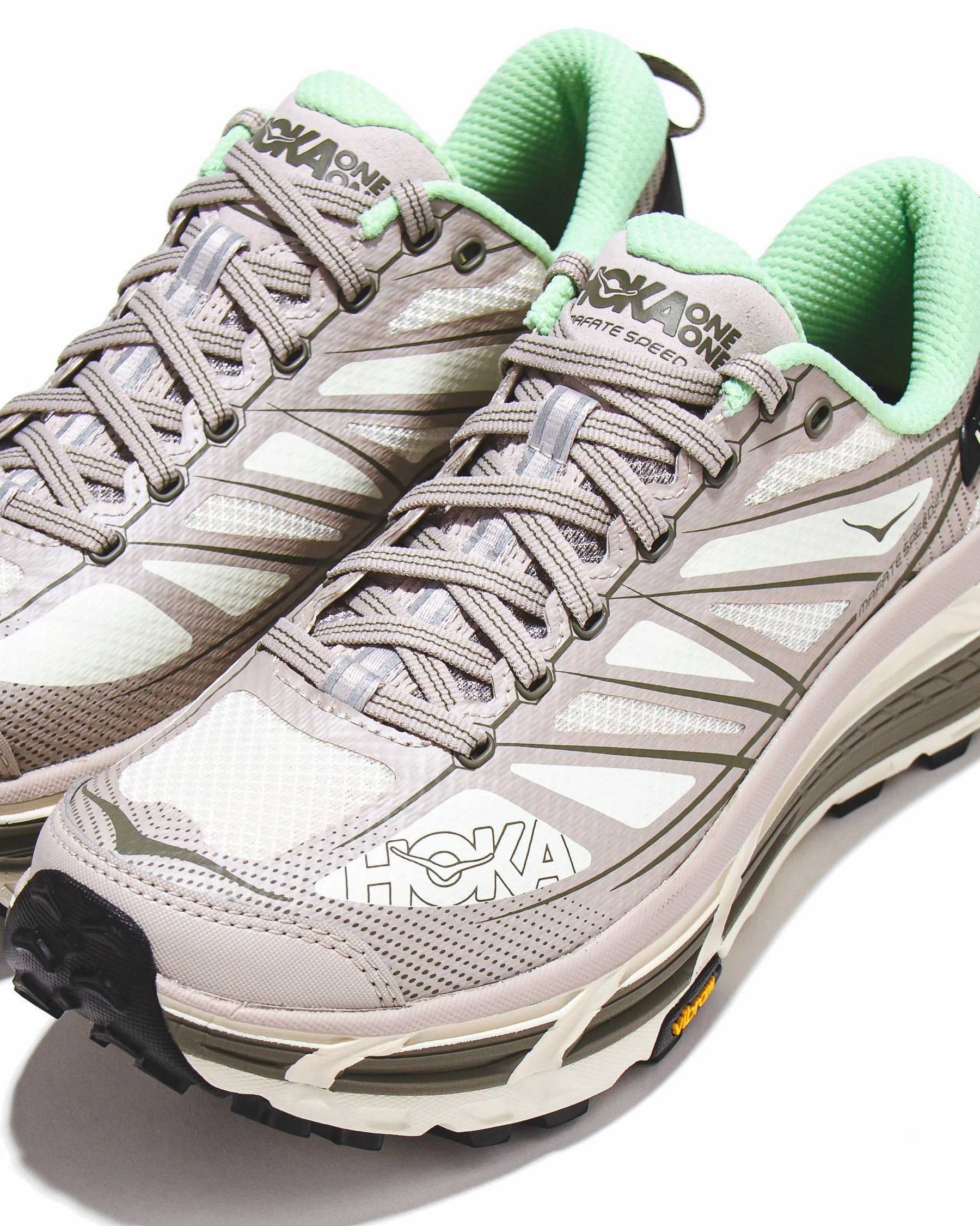 Bondi 8 Wide Hoka One One Unisex Mafate Speed 2 Putty Eucalyptus 1126851-PTYC
