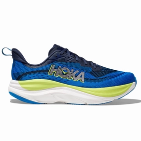 Shoes One Bondi 7 Hoka Skyflow Mens | Varsity Navy / Electric Cobalt