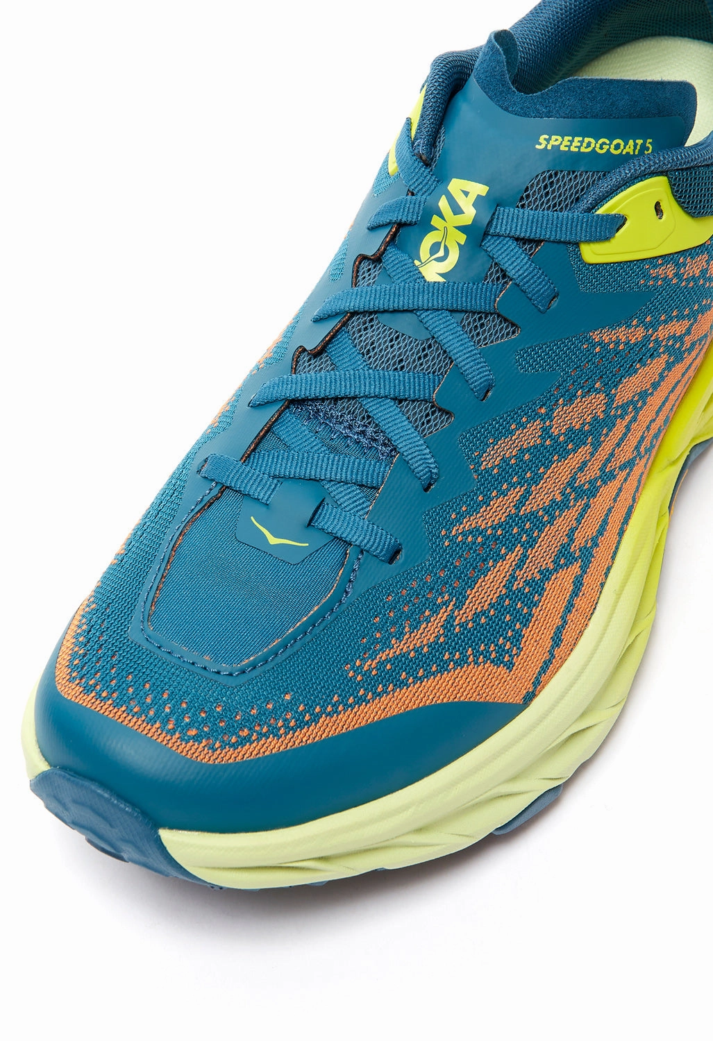 Hoka Speedgoat 5 Men's Trail Shoes - Blue Coral / Evening Primrose Coolest