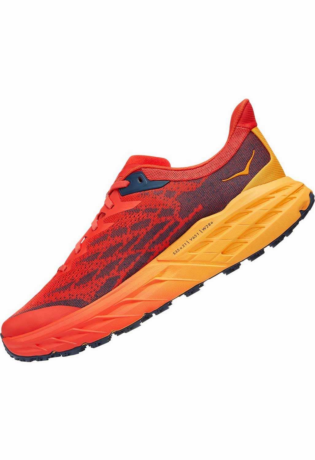 Hoka Speedgoat 5 Men's Trail Shoes - Fiesta/Radiant Yellow Stability Shoes