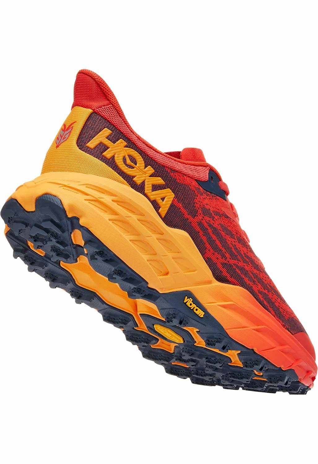 Best Shoes For Flat Feet Hoka Speedgoat 5 Men's Trail Shoes - Fiesta/Radiant Yellow
