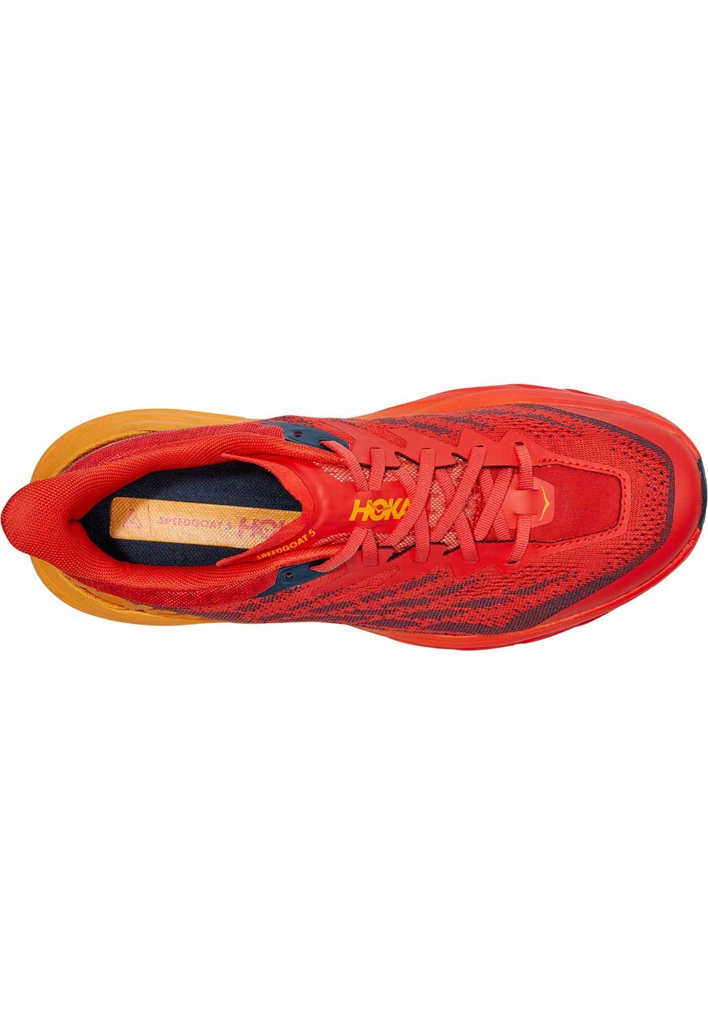 Hoka Speedgoat 5 Men's Trail Shoes - Fiesta/Radiant Yellow Fashion