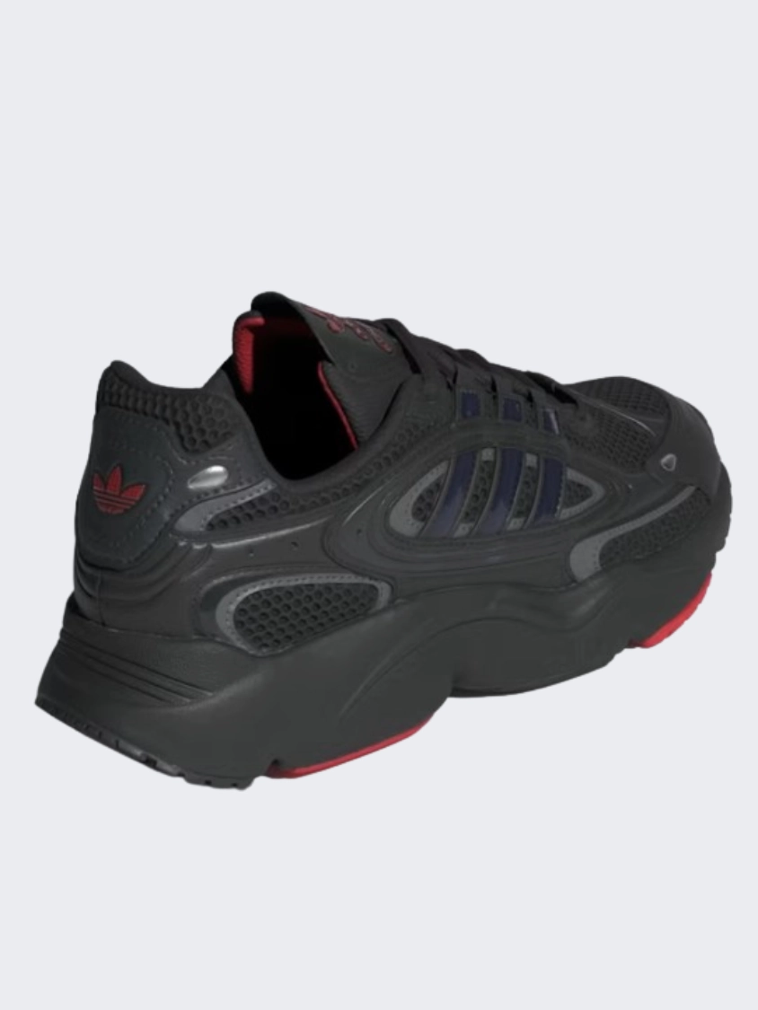 Adidas Golf Shoes Spikes Adidas Ozmillen Men Original Shoes Black/Grey/Scarlet