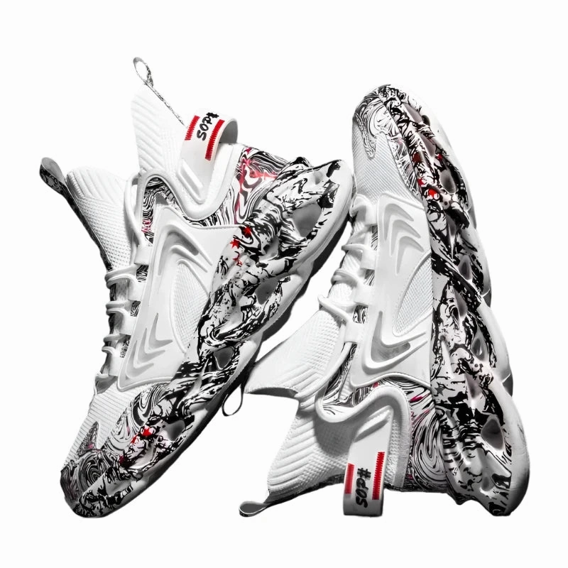 Men's Luxury Sneakers - Breathable Casual Trainers, Fashion Loafers, and Running Shoes for Everyday Comfort Spring Sneakers