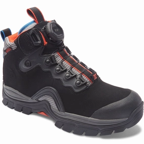 DC Shoes Mens Navigator LX Leather Waterproof Boots - Black Ultra Mini Ugg Boots