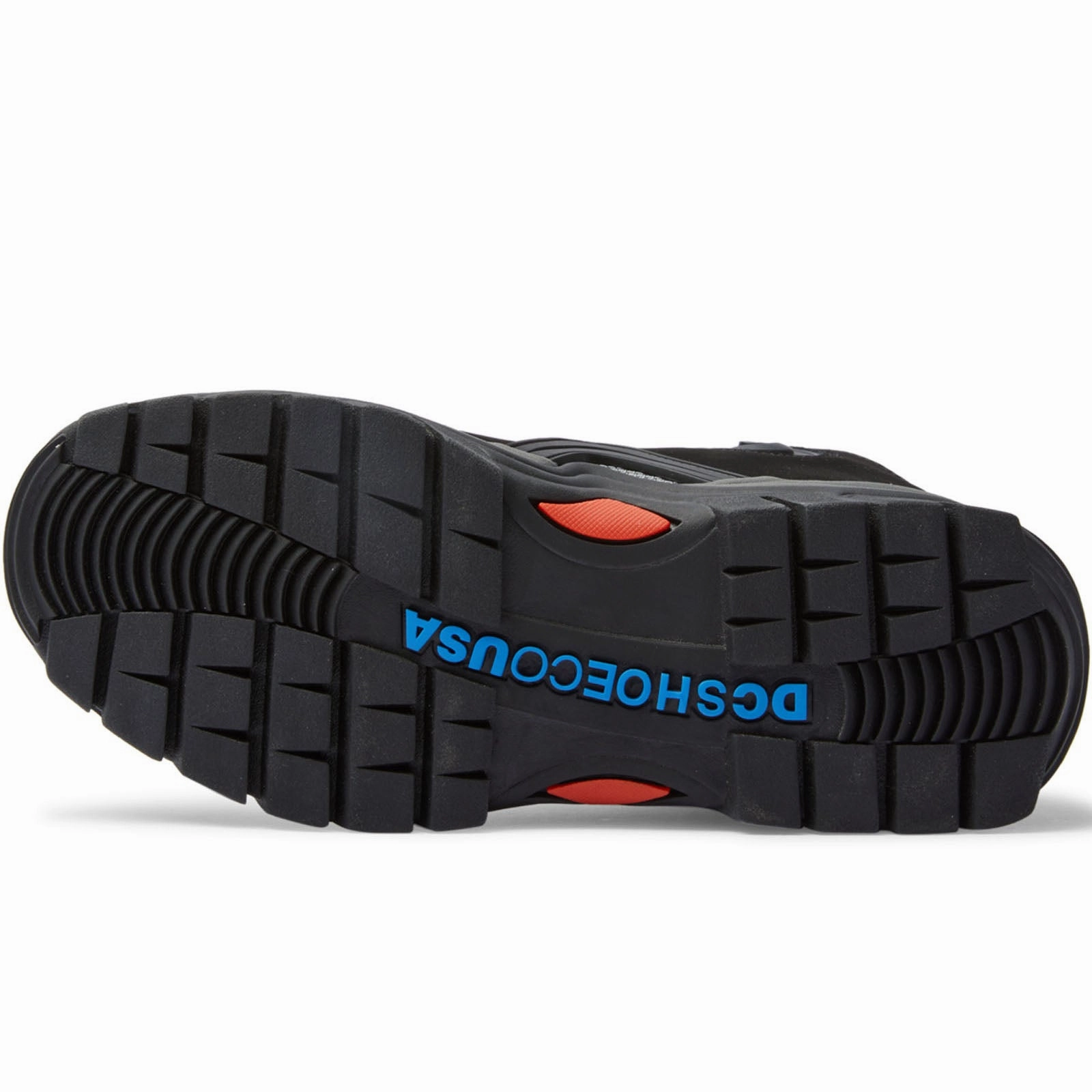 Low Heel Pointed Toe Boots DC Shoes Mens Navigator LX Leather Waterproof Boots - Black