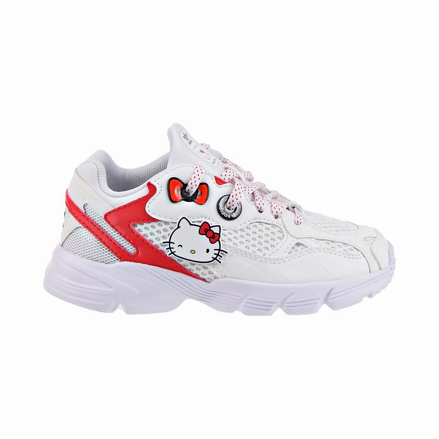 Adidas Hello Kitty Astir Little Kids' Shoes Cloud White-Vivid Red-Core Black Adidas Shoe