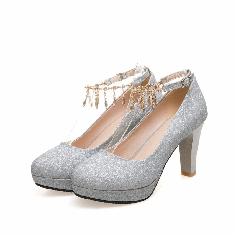 Vince Camuto Heel Sandals Fashion Female High Heels Sexy Shoes Luxury Gold Silver Pink Women's Heels Pumps Elegant Party Office Wedding Shoe Large Size 45