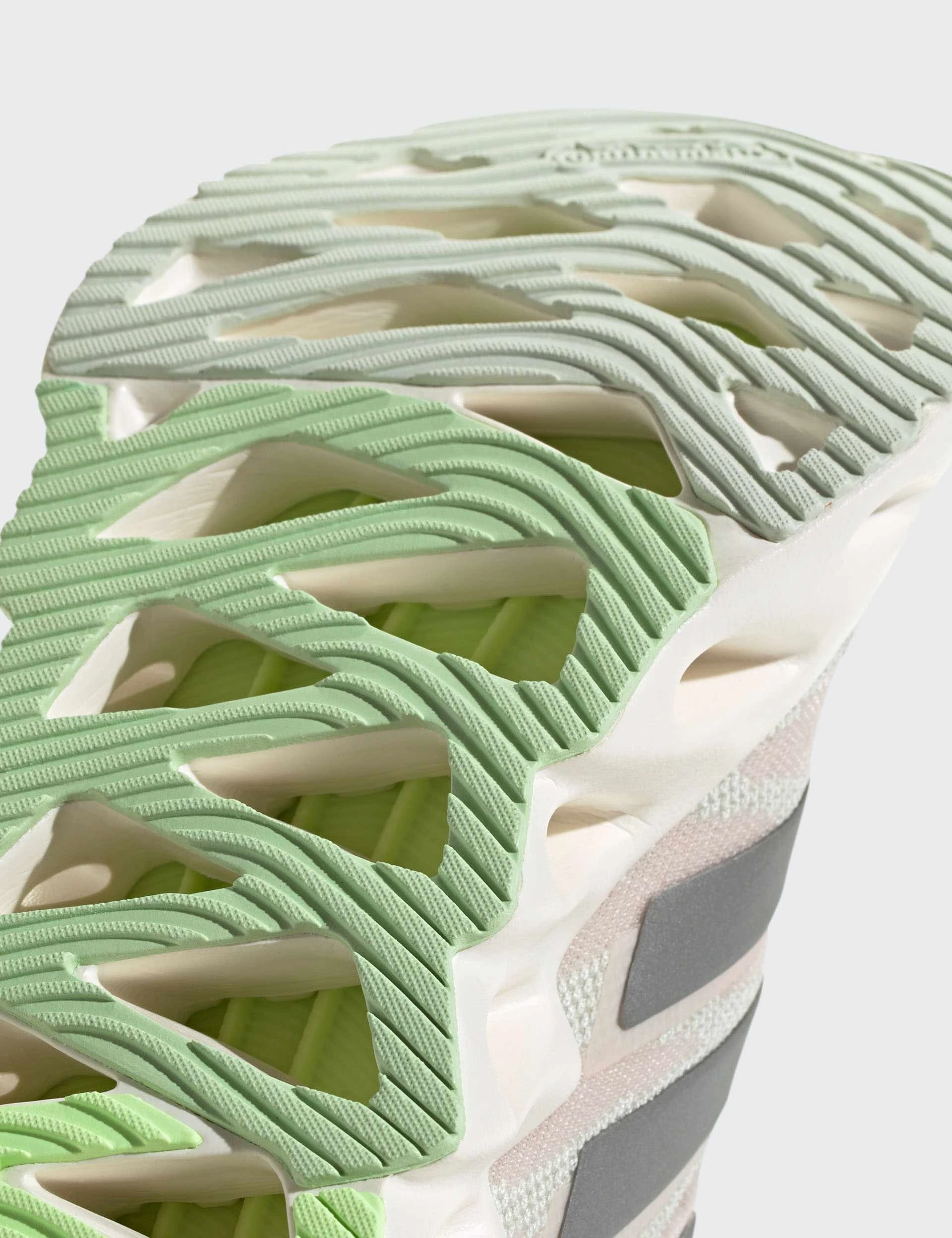 Adidas Chunky Skate Shoes Switch FWD Running Shoes - Linen Green/Silver Metallic/Putty Mauve