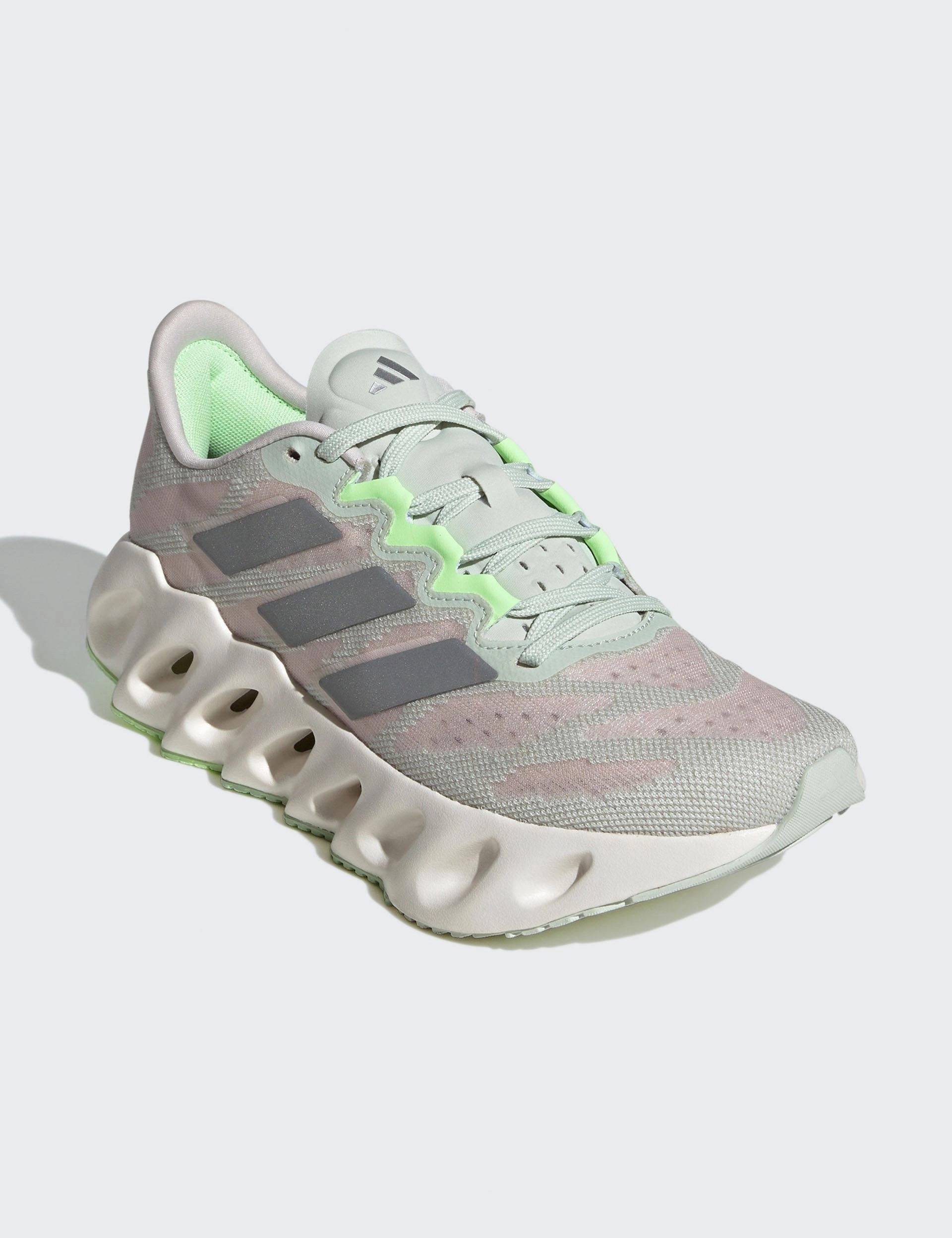 Adidas Lillard Shoes Switch FWD Running Shoes - Linen Green/Silver Metallic/Putty Mauve