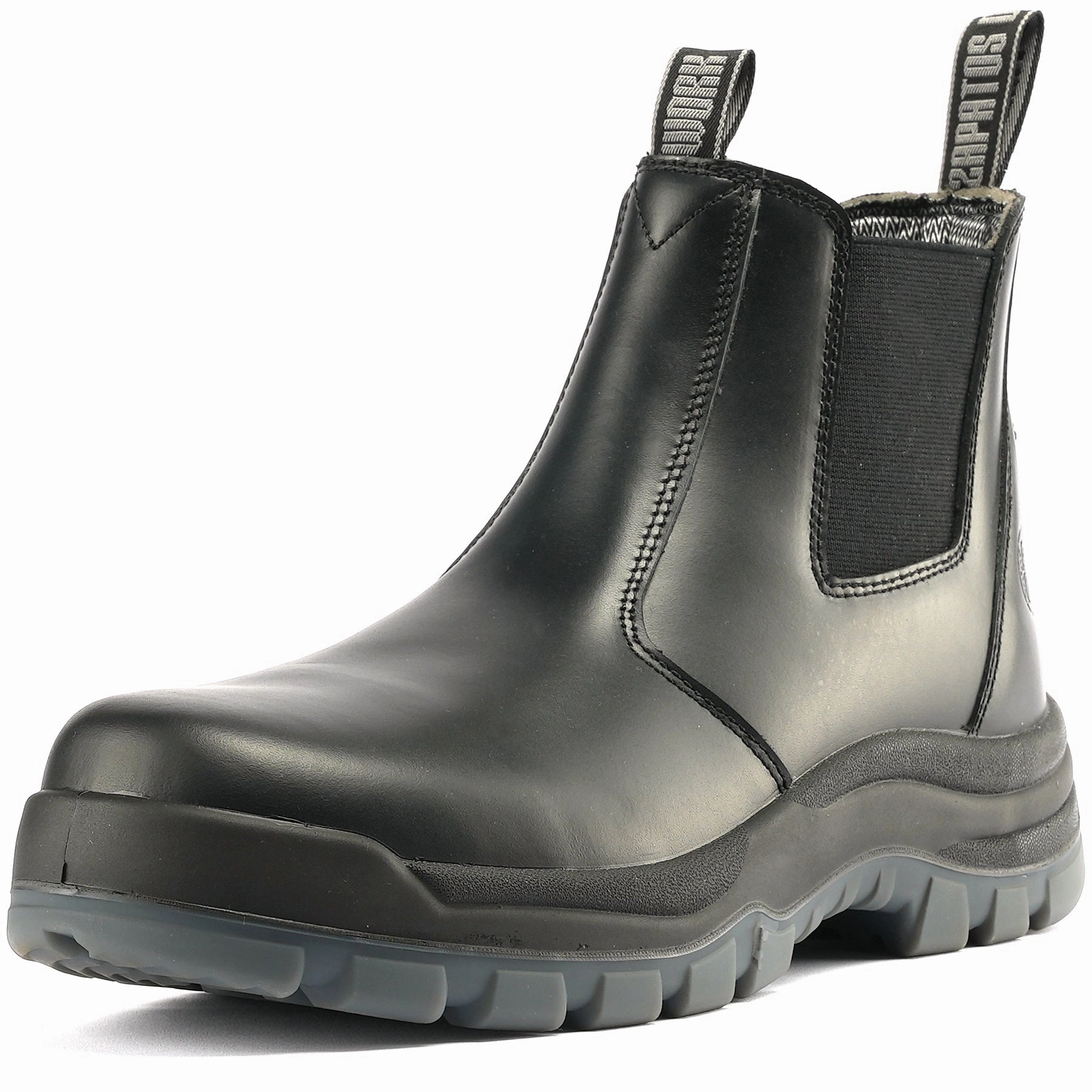 Square Toe Safety Boots 80N05 Soft Toe 6" Waterproof Mens Work Boots, Non-Slip Puncture-Proof Safety Anti-Static Working Shoes