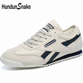 Good Running Shoes For Bad Ankles Hundunsnake Grey Leather Women's Running Shoes For Women