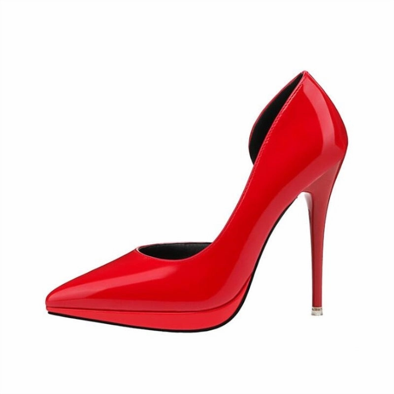 High Heel Marathon Women Shoes Wedding Shoes Heels Leather Shoes Heel