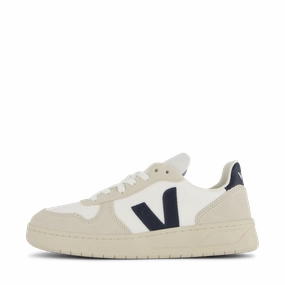 Wide Leg Jeans With Sneakers V-10 B Mesh White Nautico