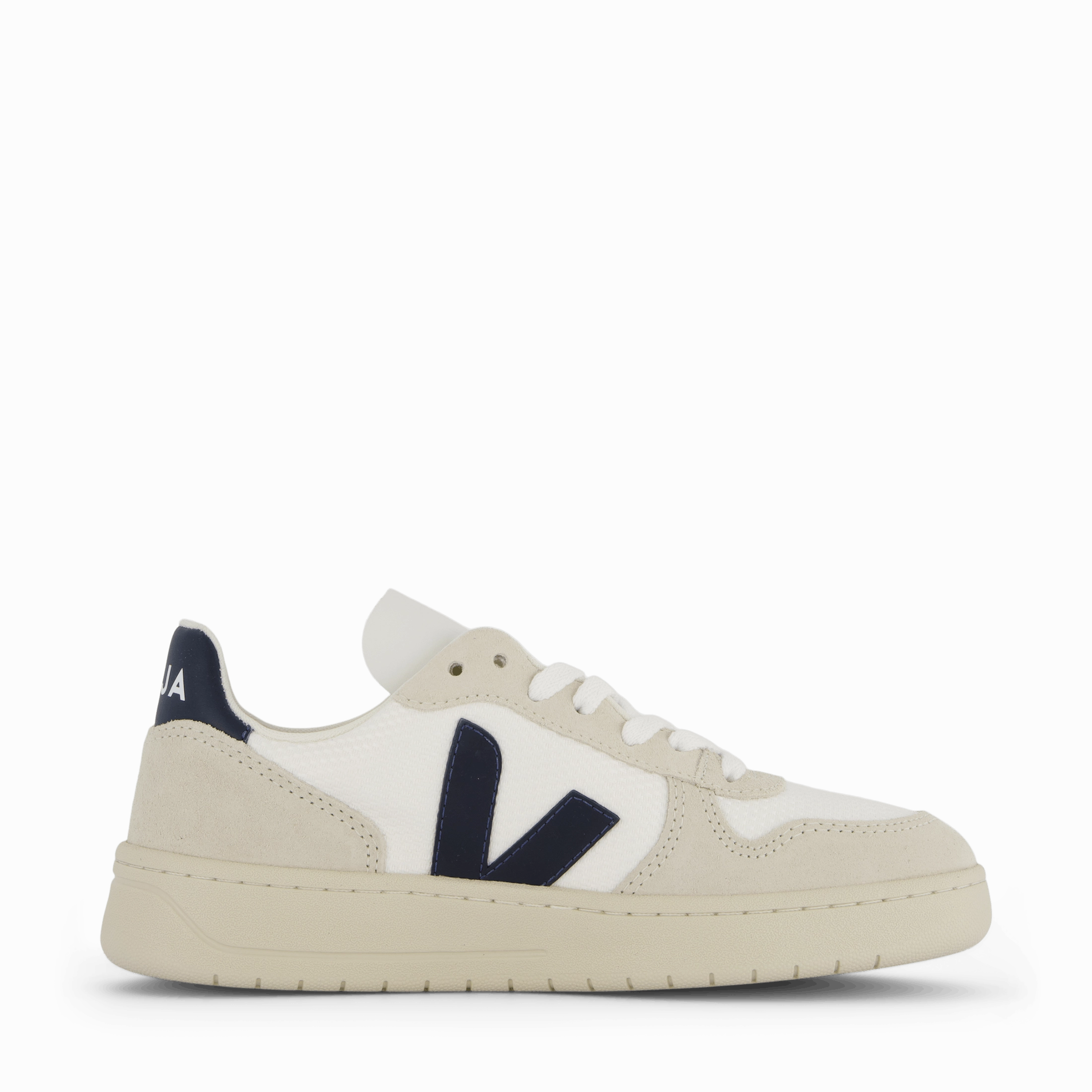 V-10 B Mesh White Nautico Boat Sneakers