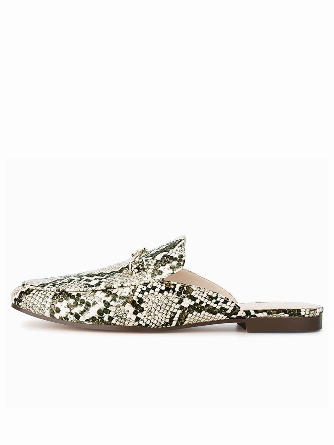 JENN ARDOR Women Smooth Artificial Leather Flat Mules Diabetic Shoes And Slippers