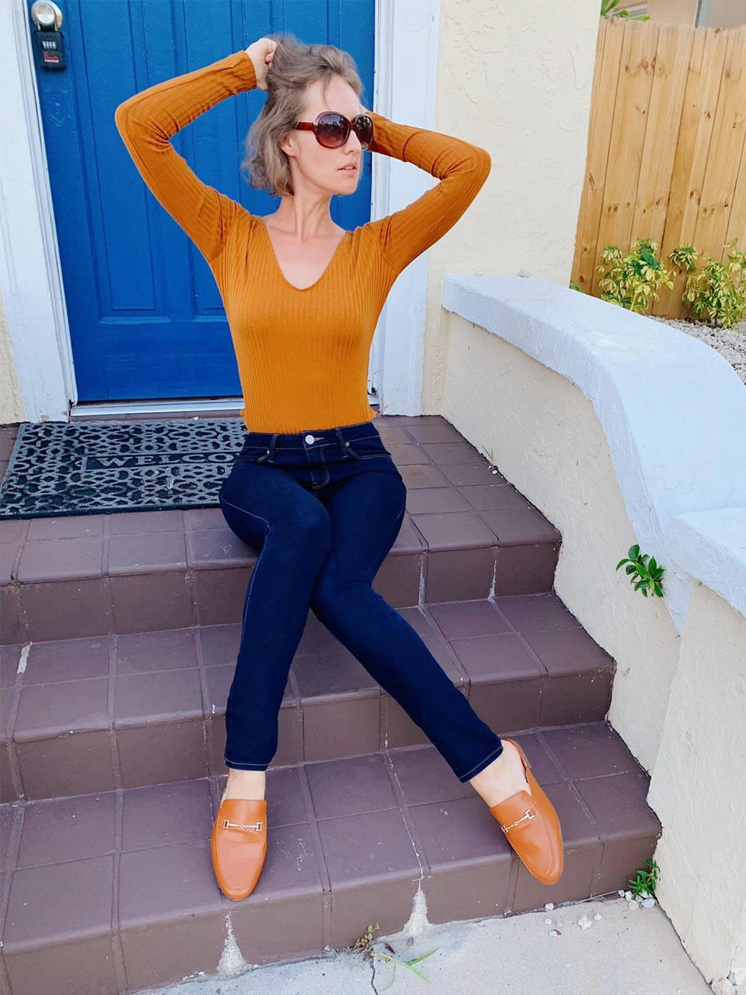 Slippers Free People JENN ARDOR Women Smooth Artificial Leather Flat Mules