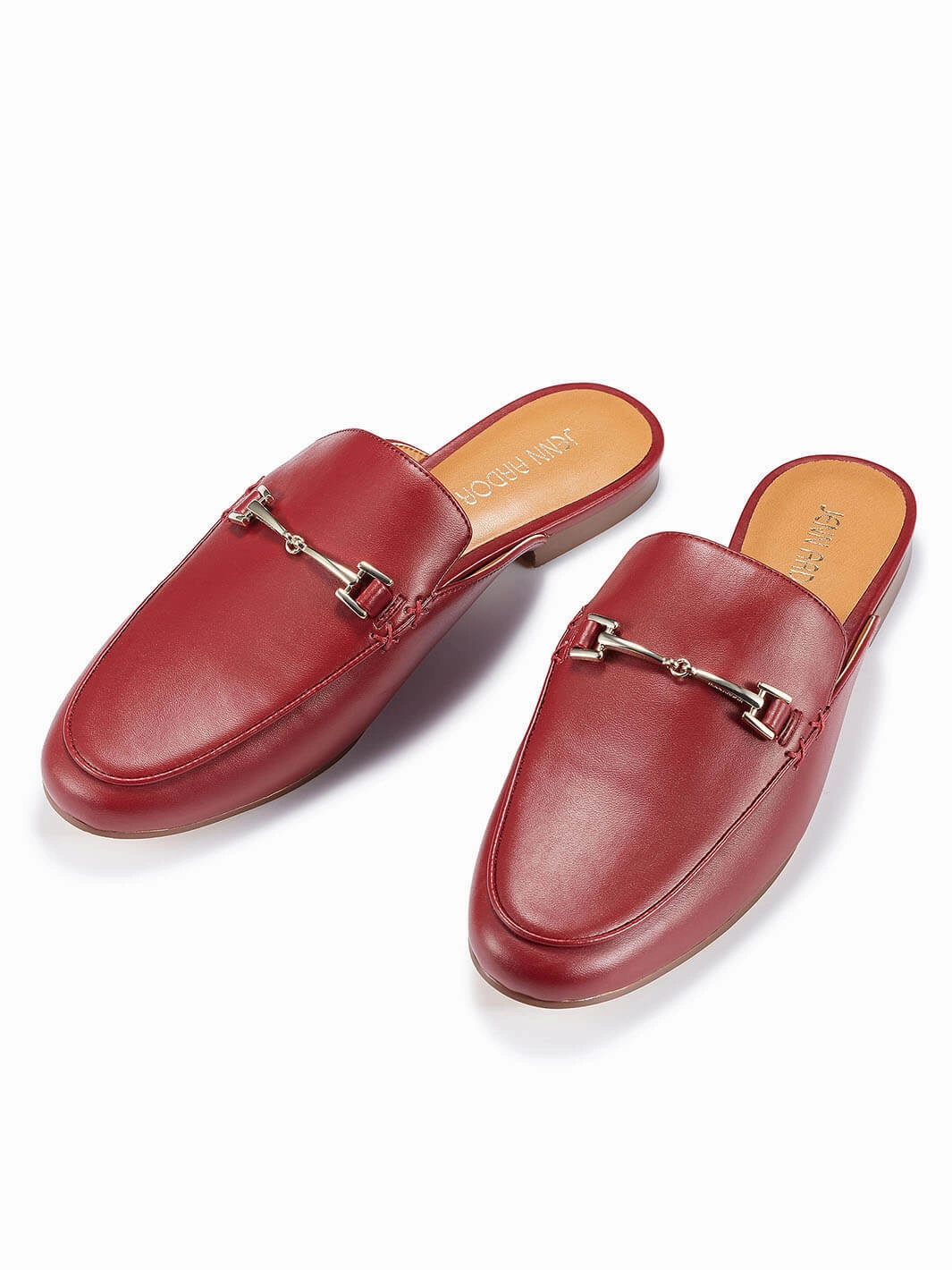 JENN ARDOR Women Smooth Artificial Leather Flat Mules T Rex Dinosaur Slippers