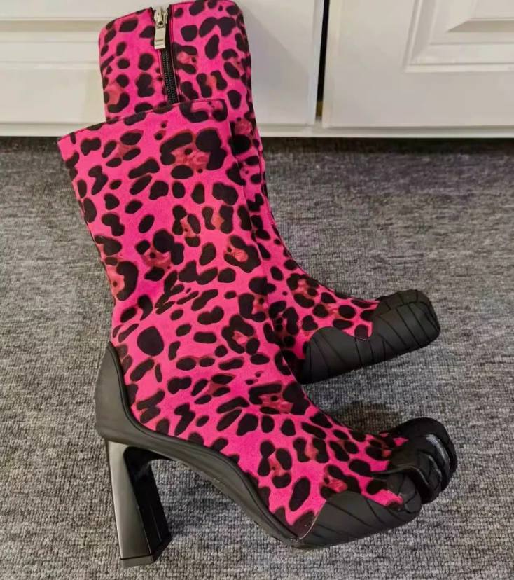 JESSIE BOMBO PARISIAN STYLE HIGH HEELED WOMEN'S BOOTS Adidas Shoe With Strap