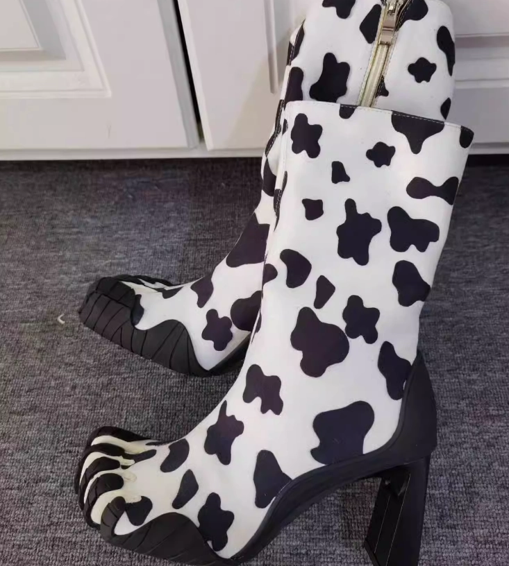 JESSIE BOMBO PARISIAN STYLE HIGH HEELED WOMEN'S BOOTS Adidas Tan Shoes